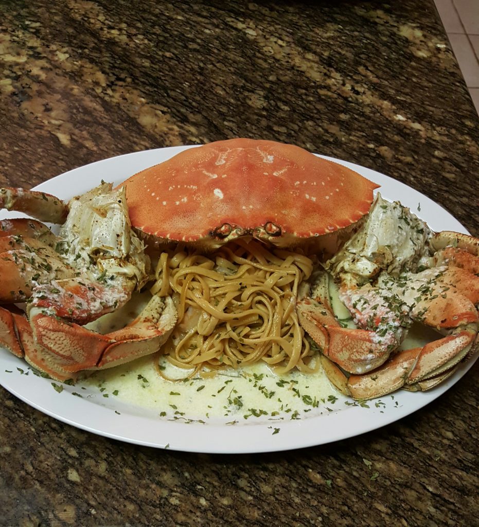 Roasted Crab and Garlic Noodles Kwaz Kan Cook